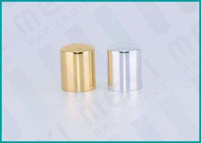 Tampões de garrafa cosméticos de alumínio do ouro/prata para a garrafa de perfume luxuosa