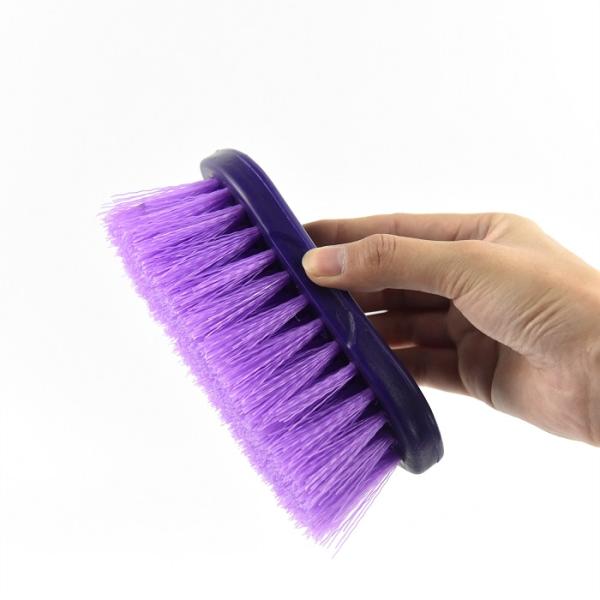 Plastic 6'' horse dandy brush equestrian products for horse grooming