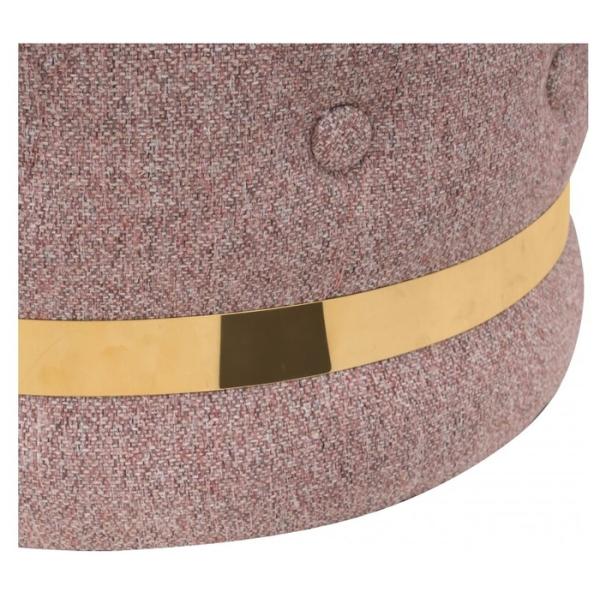 Plastic Wooden Round Ottoman Stool Seat Chair Pouf