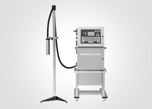 White Industrial  Continuous Inkjet Printer With One Touch Start Stop Operation