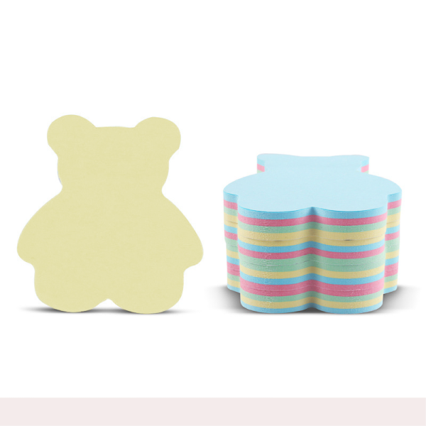 Custom logo good quality 100sheets paper sticky note car shape wholesale memo pad for school and office