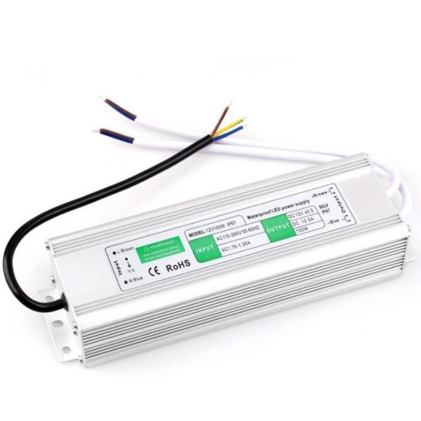 DC12V 24V 150W IP67 Constant Voltage LED Driver Power Supply with Waterproof Design