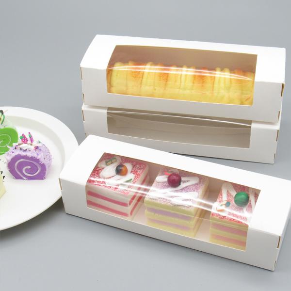 Transparent Square Chocolate Biscuit Packaging Box