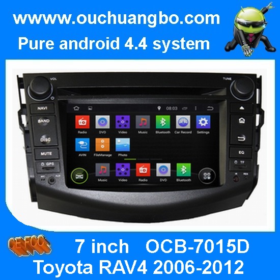 Ouchuangbo Auto Radio Stereo DVD Player for Toyota RAV4 2006-2012 Android 4.4 3G Wifi Bluetooth Audio System OCB-7015D