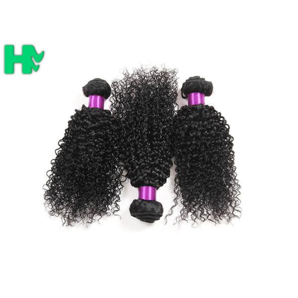 Natural Color 100% Natural Peruvian Virgin Kinky Curly Hair Extensions Human Hair Wave