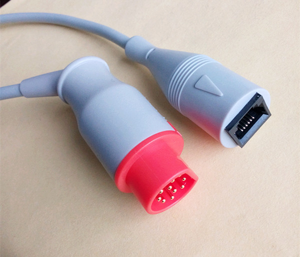 Siemens IBP Cable With HP Transducer Side Light Grey TPU Material Cable