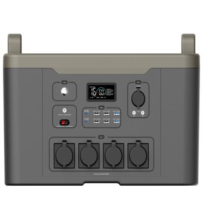 Plastic Solar Power Generator For Camping Emergency Electricity Demand And Outdoor Activities