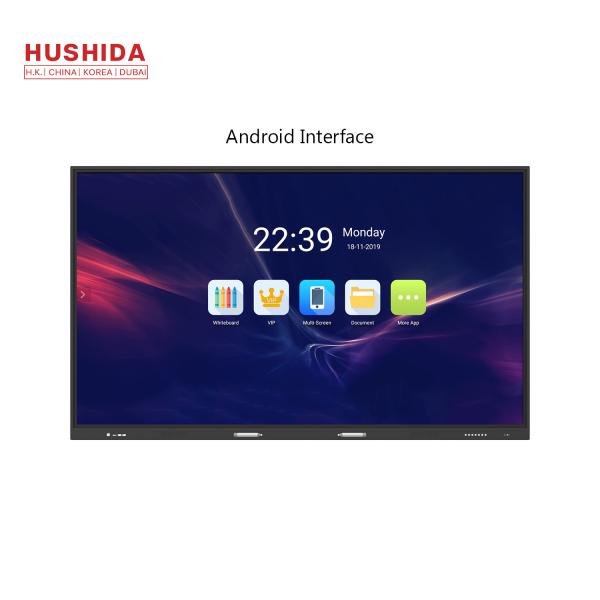 86 1080P Interactive Touch Screen Monitor Android System 10 Points Touch 50/60Hz