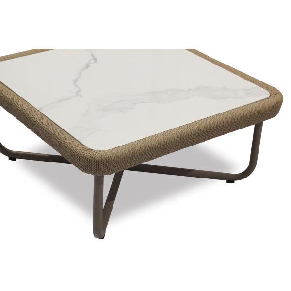High End Hotel Modern Luxury Glass Coffee Table with Customized Design and Size