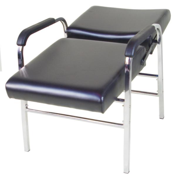 Beauty Salon Styling Chairs , Folding Salon Shampoo Chairs Reclining Backrest