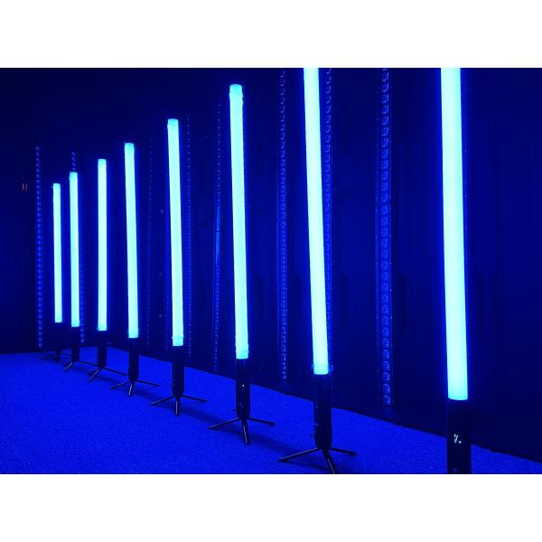 Outdoor Pixel Tube 72W Battery Operated LED Tube Light with Charging Case