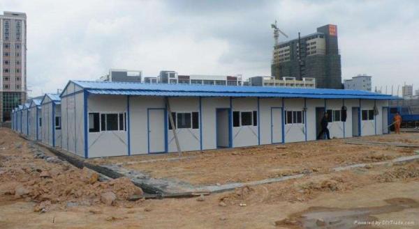 light steel structure EPS/rockwool sandwich panel prefab house for sale