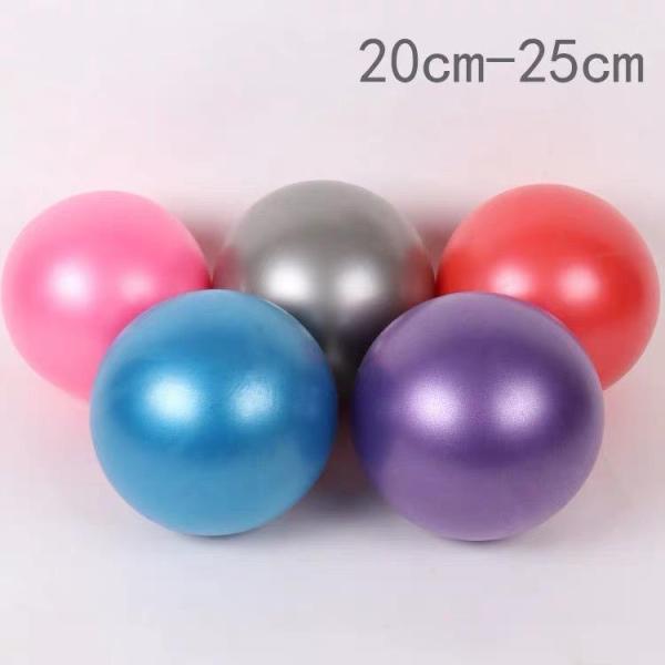 OEM Aerobic Workout PVC 25cm Yoga Ball Gym Ball Fitness Equipment