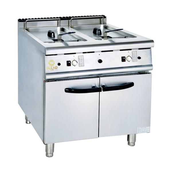 Consumo de gás GLP/GN 800×900×850 70 Equipamento de cozinha de restaurante GAS Maquina de fritura