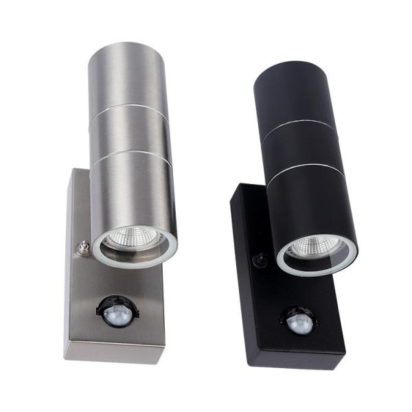 Up And Down LED Wall Lights Outdoor GU10 Spot Lights IP54 Rated PIR Or standard