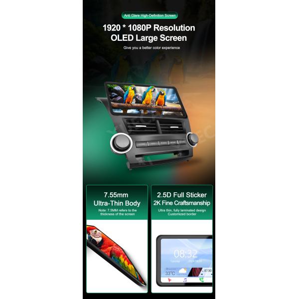 360 Camera Toyota Highlander Car DVD Player CarPlay Android Auto Toyota Head Unit