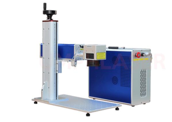 Metal Plastic Portable Laser Engraver / Fiber Laser Engraving Machine