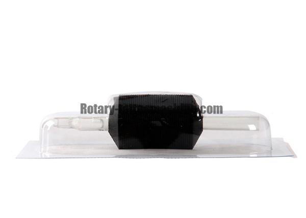 Clear Disposable Tattoo Tubes Diameter 30mm Black Ringed Ribbed Tattoo Grip