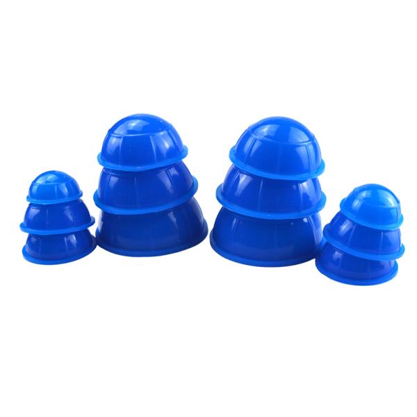 Silicone Suction Cupping Set Series 12 Pcs Face Guasha Wrinkle Removal Skin Care Spa Beauty Therapy Cups for Body Muscles