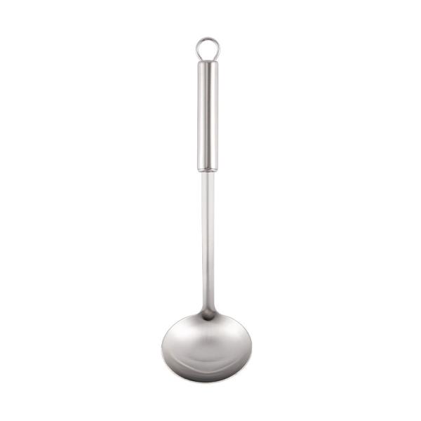 Stainless steel kitchen tool with stainless steel handle