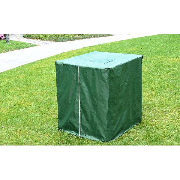 IBC Tote Cover For 1000L Outdoor 275 Gallon Rain Barrel UV Resistant Waterproof Outdoor IBC Covers Outdoor Water Tank Covers Waterproof, 275 Gallon for 420D 1000L Garden Water Tank and Rain Barrel