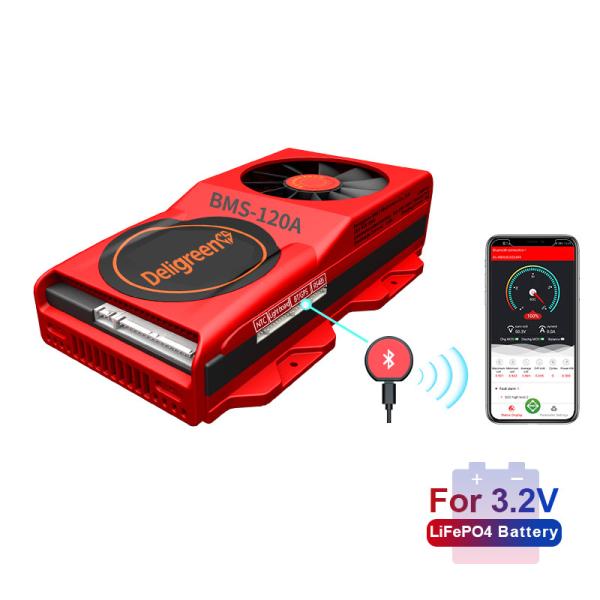 Smart BMS with Fan 20S 72V Lithium Battery Protection Board 100A 120A for Electric Motorcycles and Solar Storage