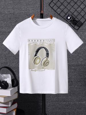 Round Neck Children T Shirts Printed Customized 180gsm
