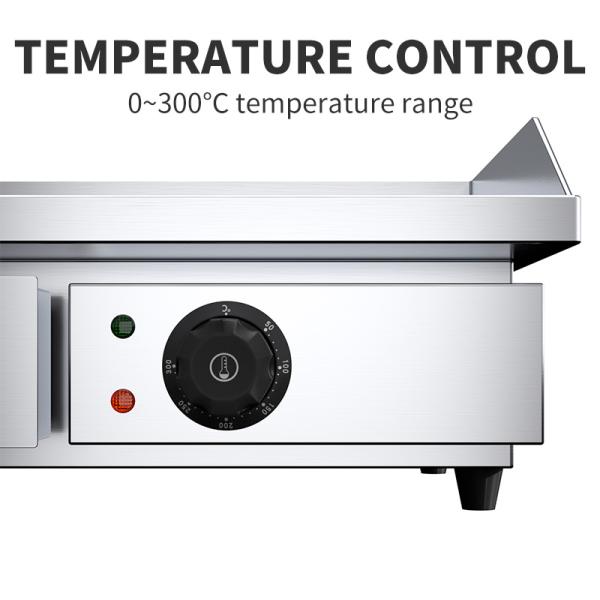 Kitchen Equipment Cast Iron Electric Grills and Electric Fryers for Teppanyaki Grill