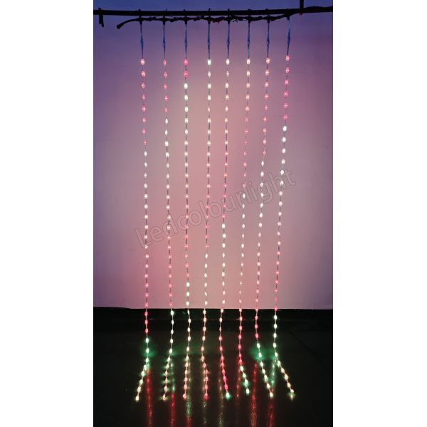 IP66 Christmas Festival Decorative DC12V RGB Color Changing LED String Lights