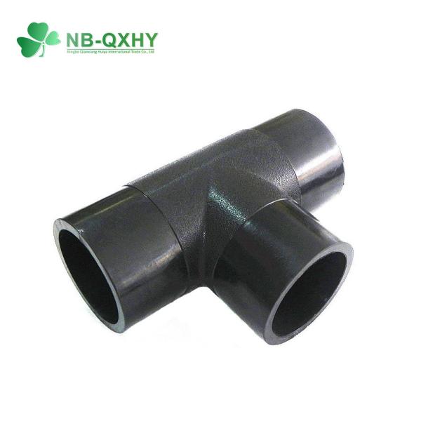 Butt Welded HDPE Fitting 3 Way Equal Tee for Water Supply Welding Type Connection Like