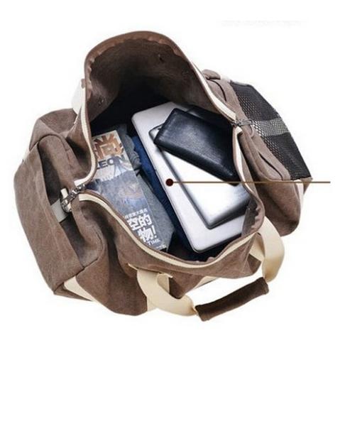 Ultralight Foldable Mens Overnight Travel Bag Zip Top Oversize Customized 