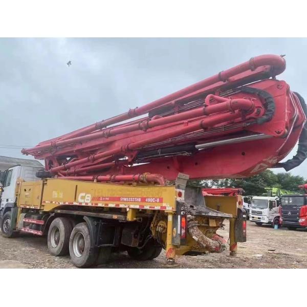 Sany Benz 49m 2019 Second-hand Concrete Pump Truck for Heavy Duty Construction