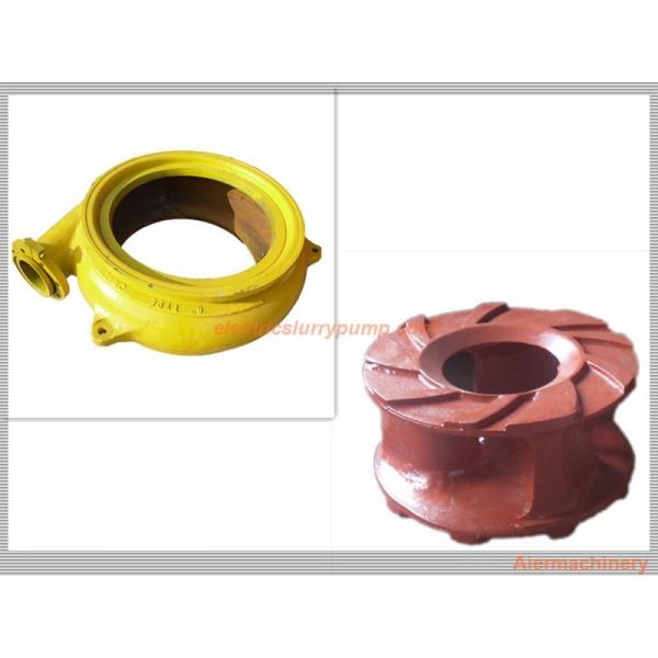 Wear Resistant Centrifugal Slurry Pump Impeller High Chrome cast iron, rubber parts