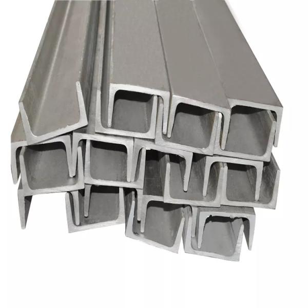 2mm-16mm Thick Stainless Steel U Channels Galvanized Steel U Beam OEM ODM