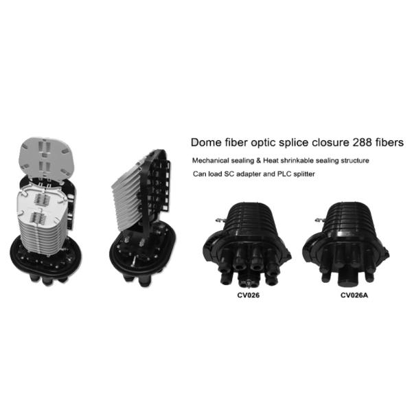 Dome FOSC 288 Core Fiber Optic Joint Enclosure 16 Inlet Outlet Ports CATV