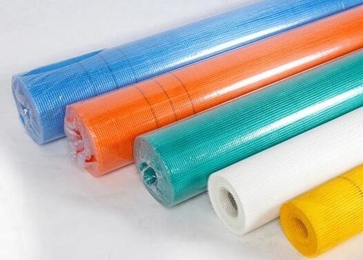 Construction Stone Alkali Resistant Reinforcement Fiberglass  Mesh 50m-300m Length