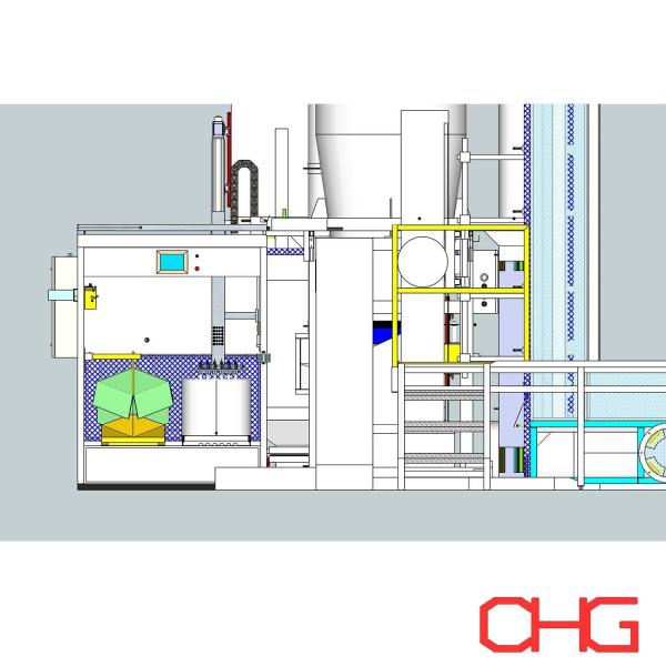 Powder Coating System with Close Circuit Equipment Electrostatic Powder Supply Center