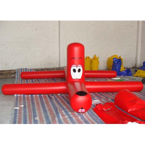 Outdoor Giant Inflatable Water Game / Inflatable Floating Water Park Trampoline Combo