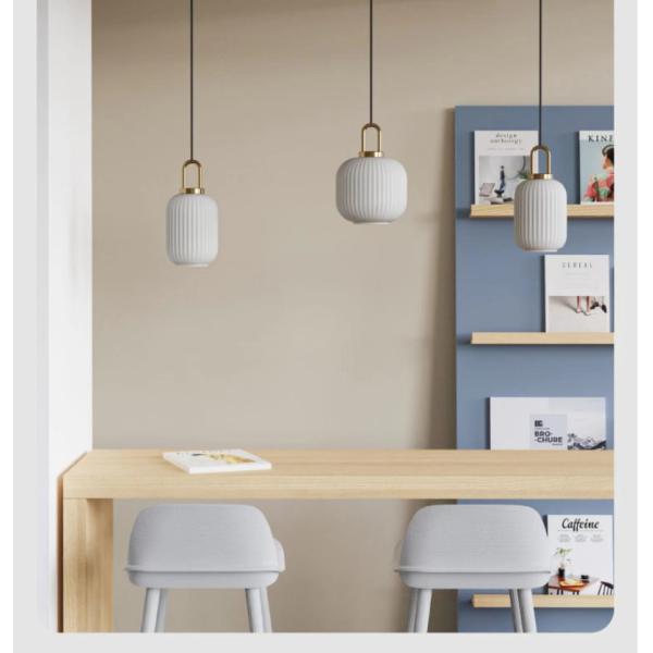 Mid century pendant light retro design glass lampRestaurant Hotel Simple Decorative Light(WH-AP-602)