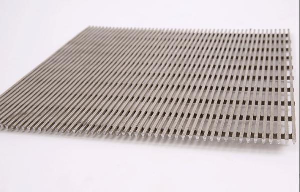 0.2mm SS304 Wedge Wire Screen Flat Panel Customized