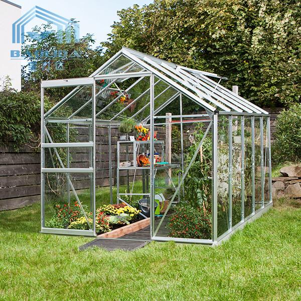 La hoja de cristal del invernadero de la horticultura del jardín de Tulip Aluminium cubrió