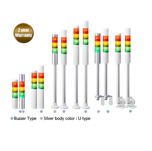 Signal Tower LED Stack Lights LR4-302PJBW-RYRBCZ Electric Warning Lamp