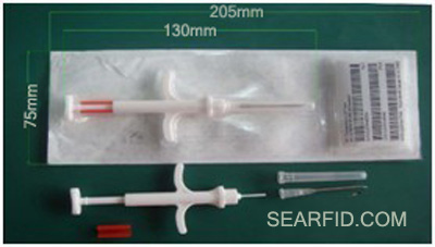 Glass animal RFID tag special syringes / Glass pet RFID tag special syringes