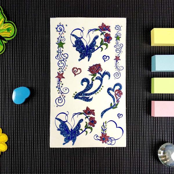 стикеры переноса воды стикера татуировки 0.7mm реалистические для украшения тела