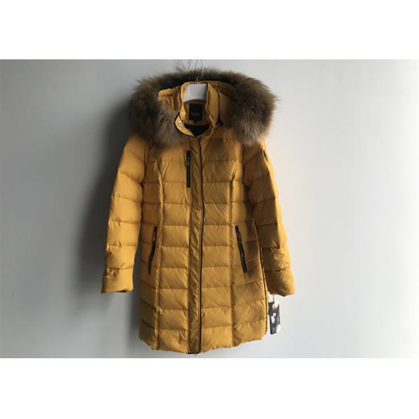 Warm Down Filled Womens Winter Jackets And Coats Fur Hooded Long Jackets