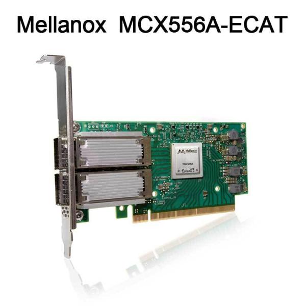 ConnectX-5 VPI Adapter Mellanox Network Card EDR IB 100GbE Dual Port QSFP28 PCIe3.0 MCX556A-ECAT