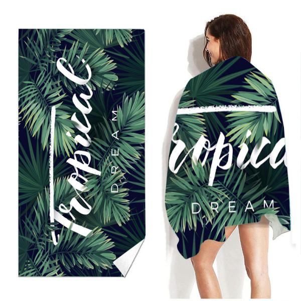 Custom Design Microfiber Beach Towel Fast Shipping Large Size Ideal for Summer Sports