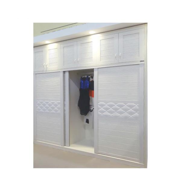 Минимализм Пластиковый шкаф Спальня ПВХ Дизайн Картинка Шкаф