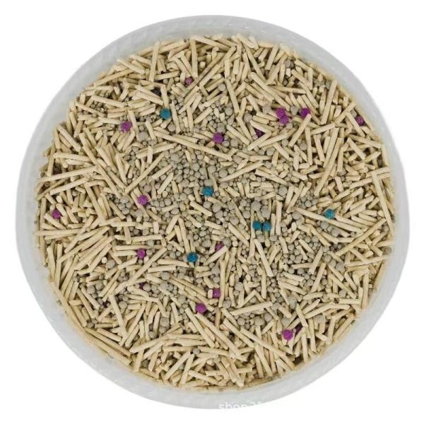 Bentonite And Tofu Mixed Cat Litter Dust Free Tofu Clumping Litter