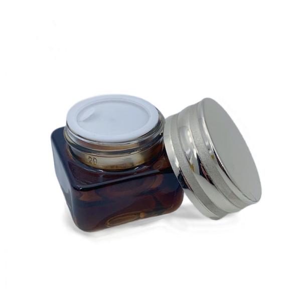 44.5*43mm Glass Cosmetic Packaging Bottle Custom Logo OEM ODM